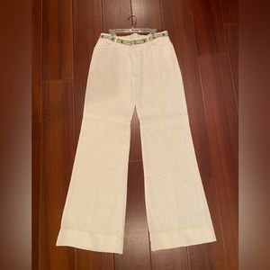 Free People Wide Leg Linen Pant